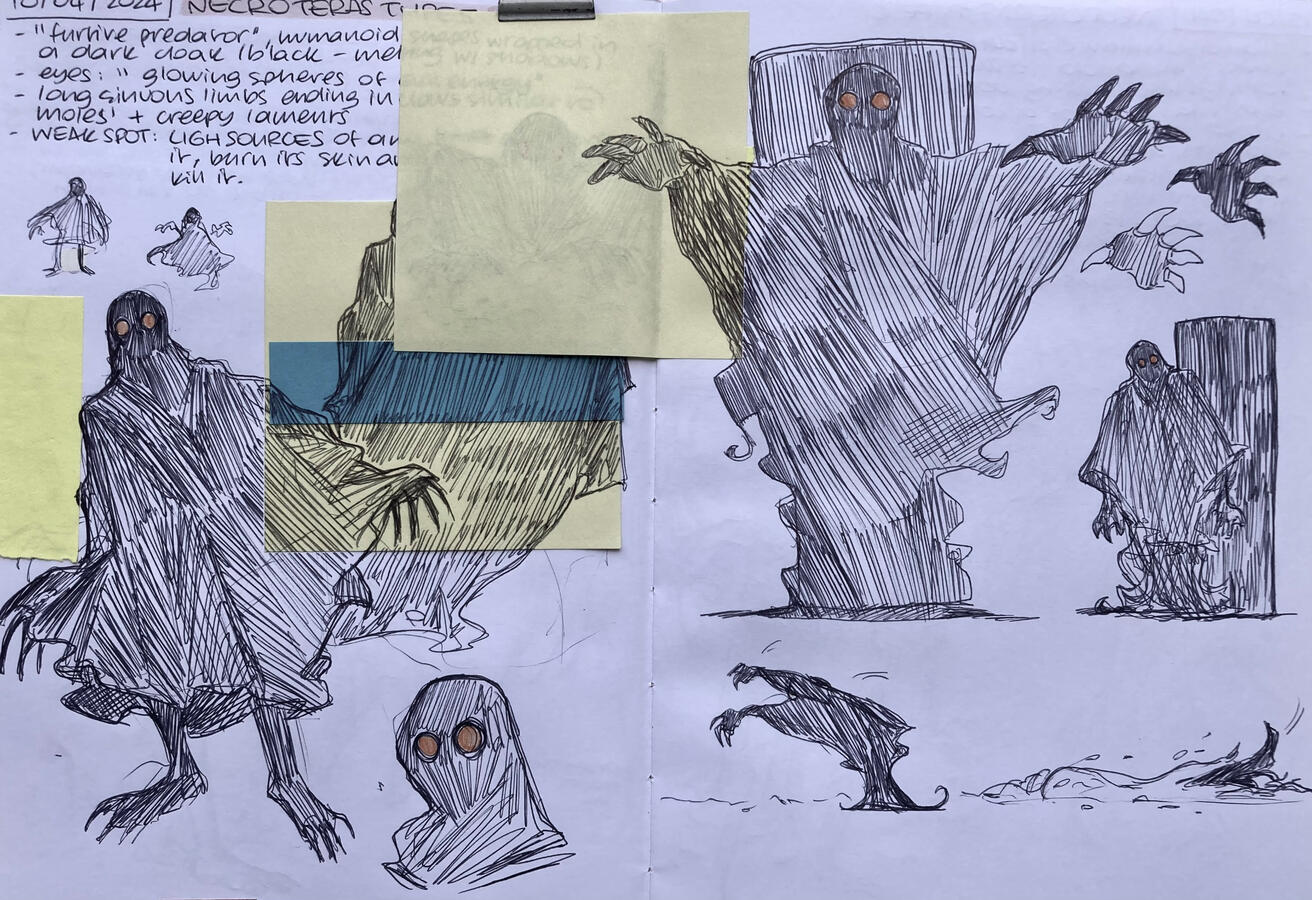 Necroteras #4 first concepts