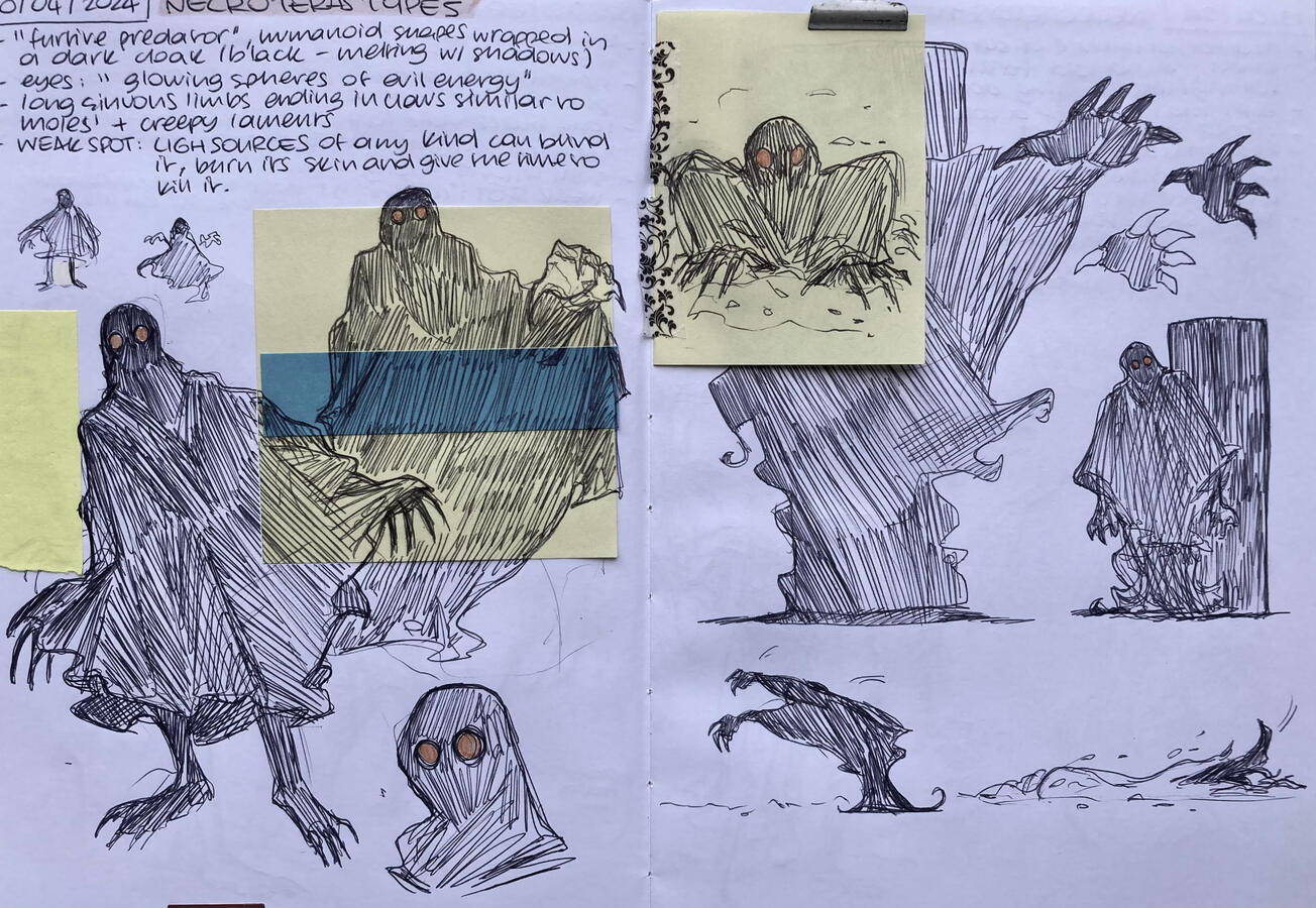 Necroteras #4 first concepts