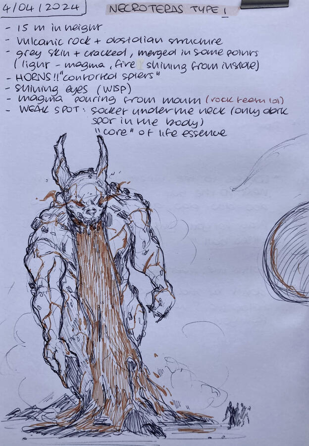 Necroteras #1 first concept