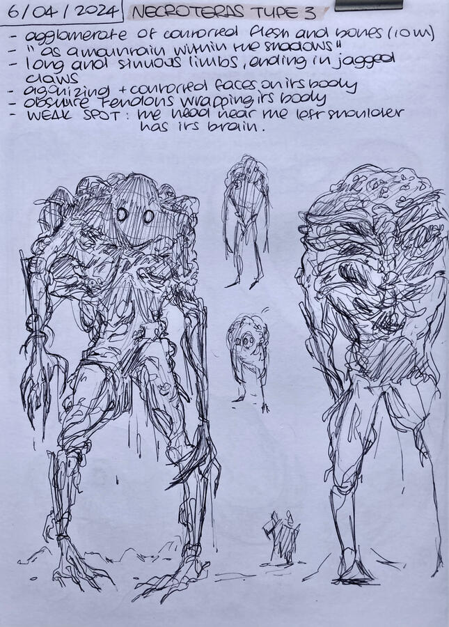 Necroteras #3 first concept