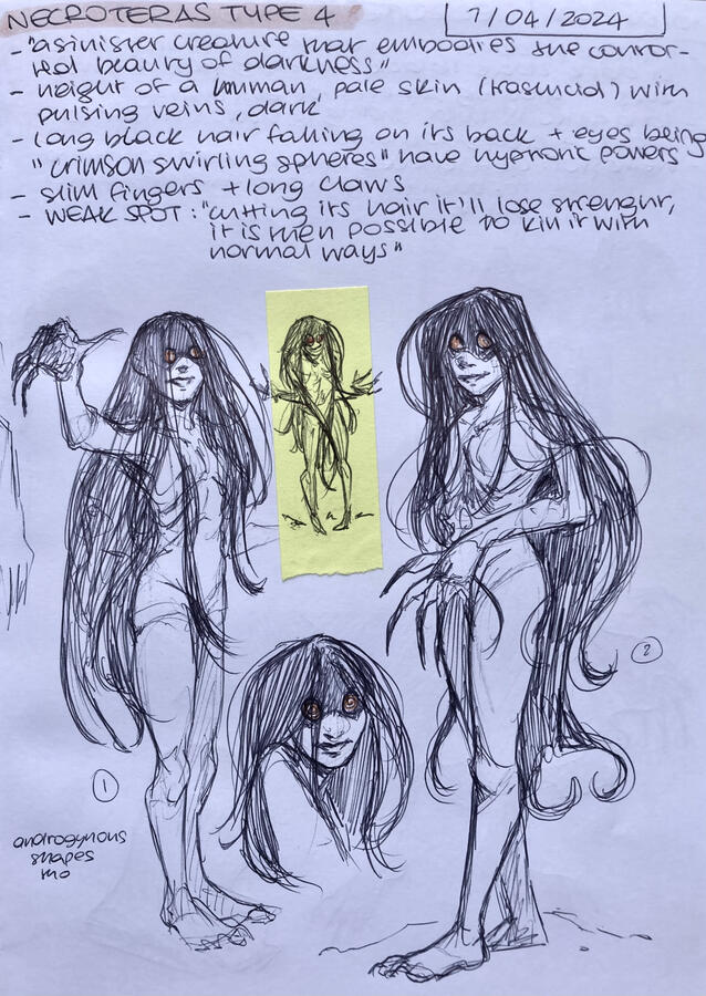 Necroteras #4 first concept