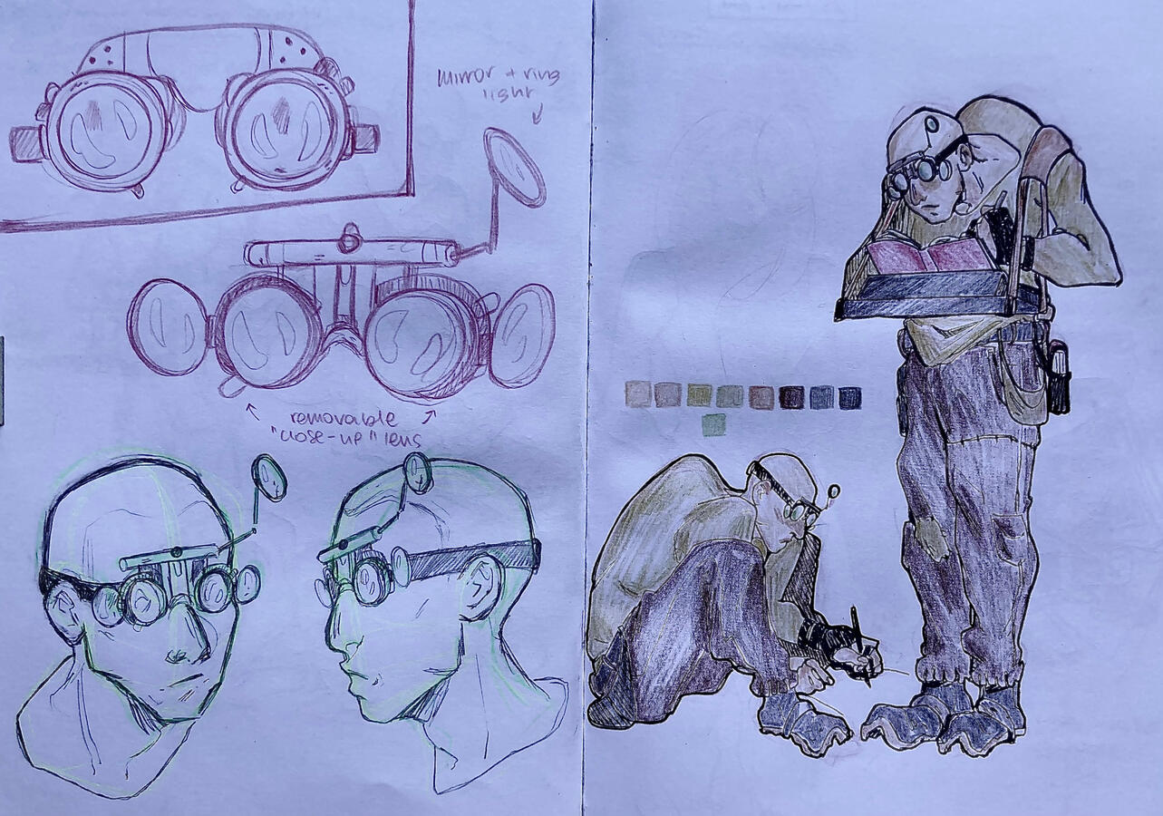 Pascal character concept study 2/2 (RESET/HIRAETH)
