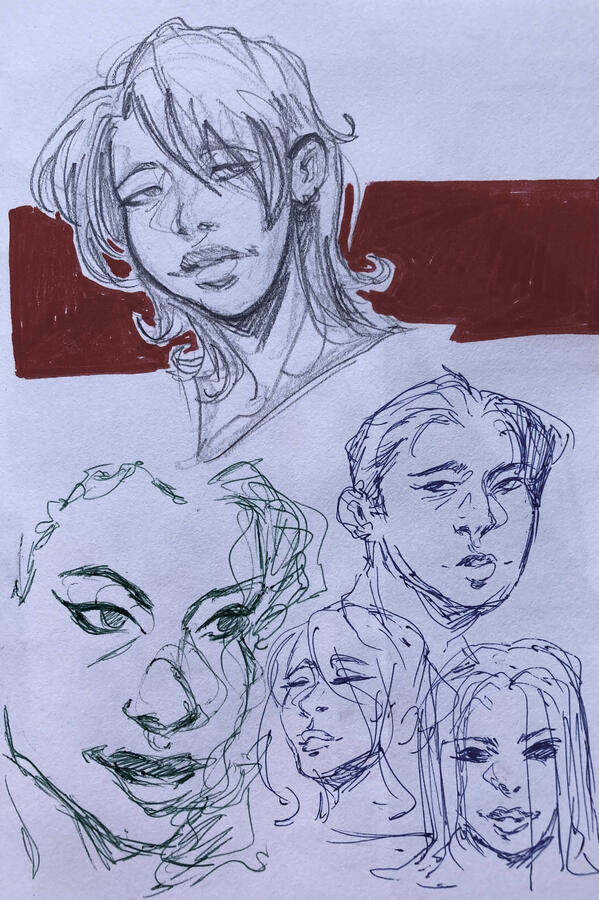 A tons of faces