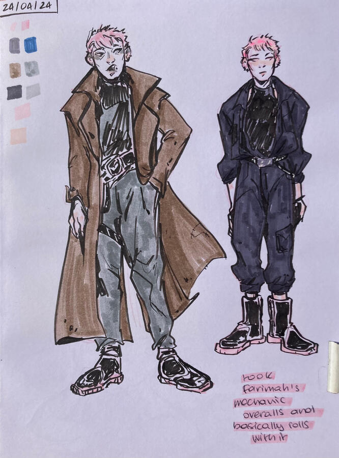 J.R. Outfit study