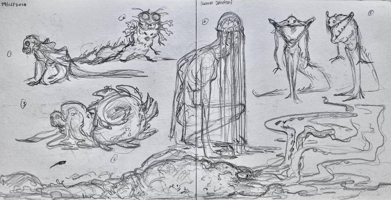 sea creature braindump