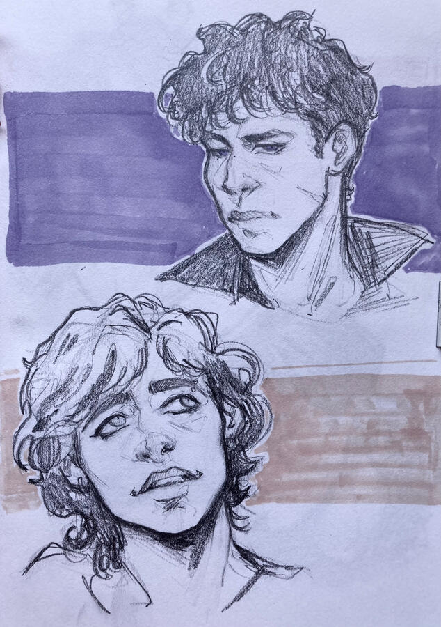 Nicholas & Nasir (RPG characters) | gifts for J. & M.
