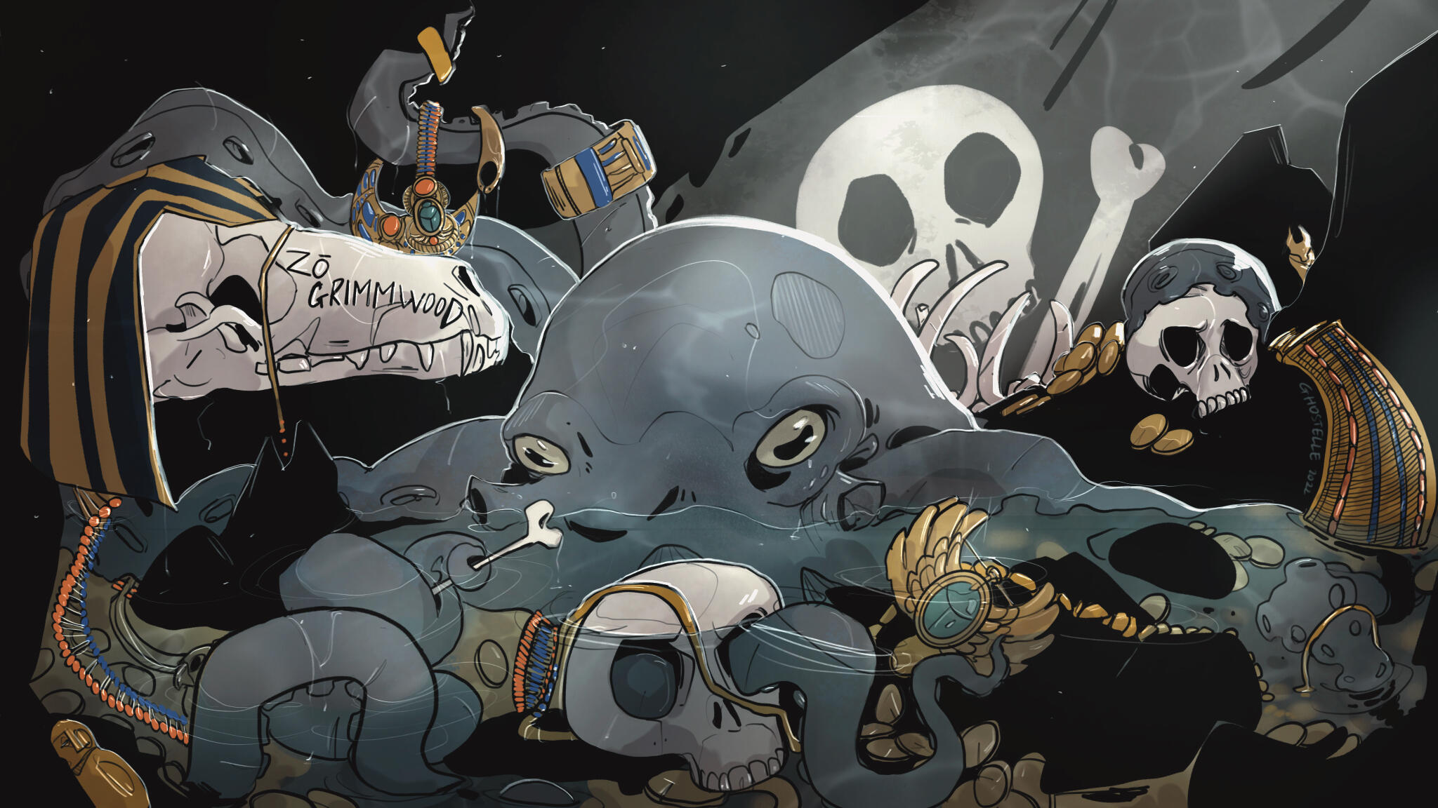 YOUTUBE BANNER (2022) | commission for Zo Grimmwood