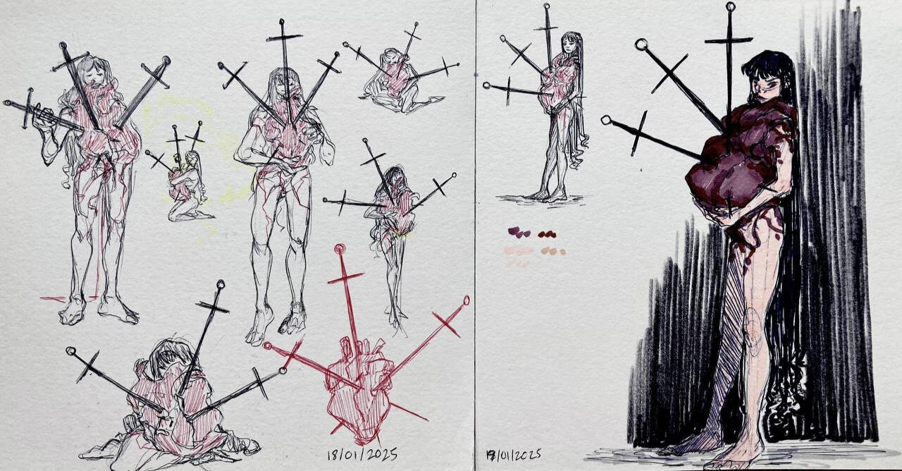 3 of swords study