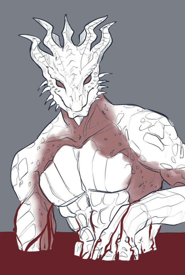 BG3 PORTRAITS SERIES (Durge sketch)